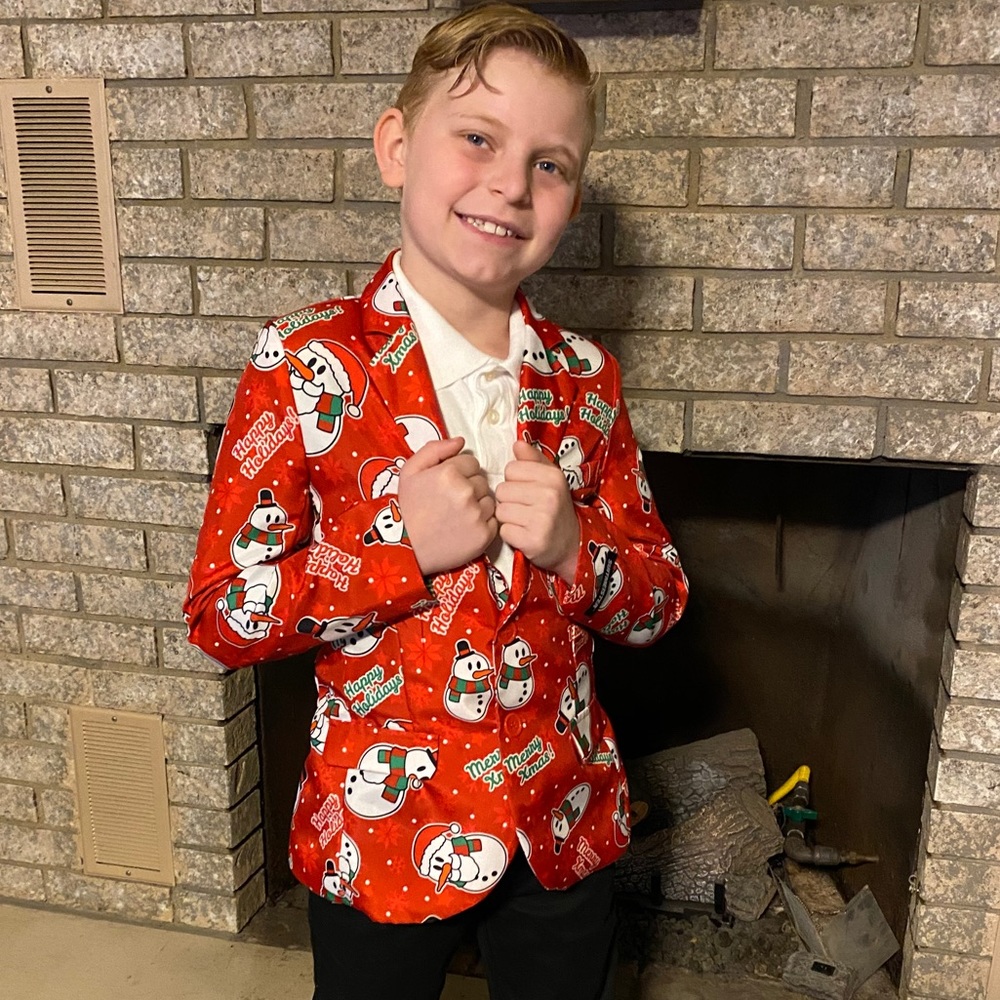 ❤️Christmas Blazer- SO CUTE!! Boys 8-10 Medium